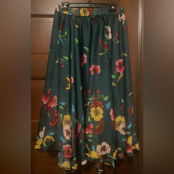 Anthropologie sleek a-line midi skirt - Picture 6 of 15